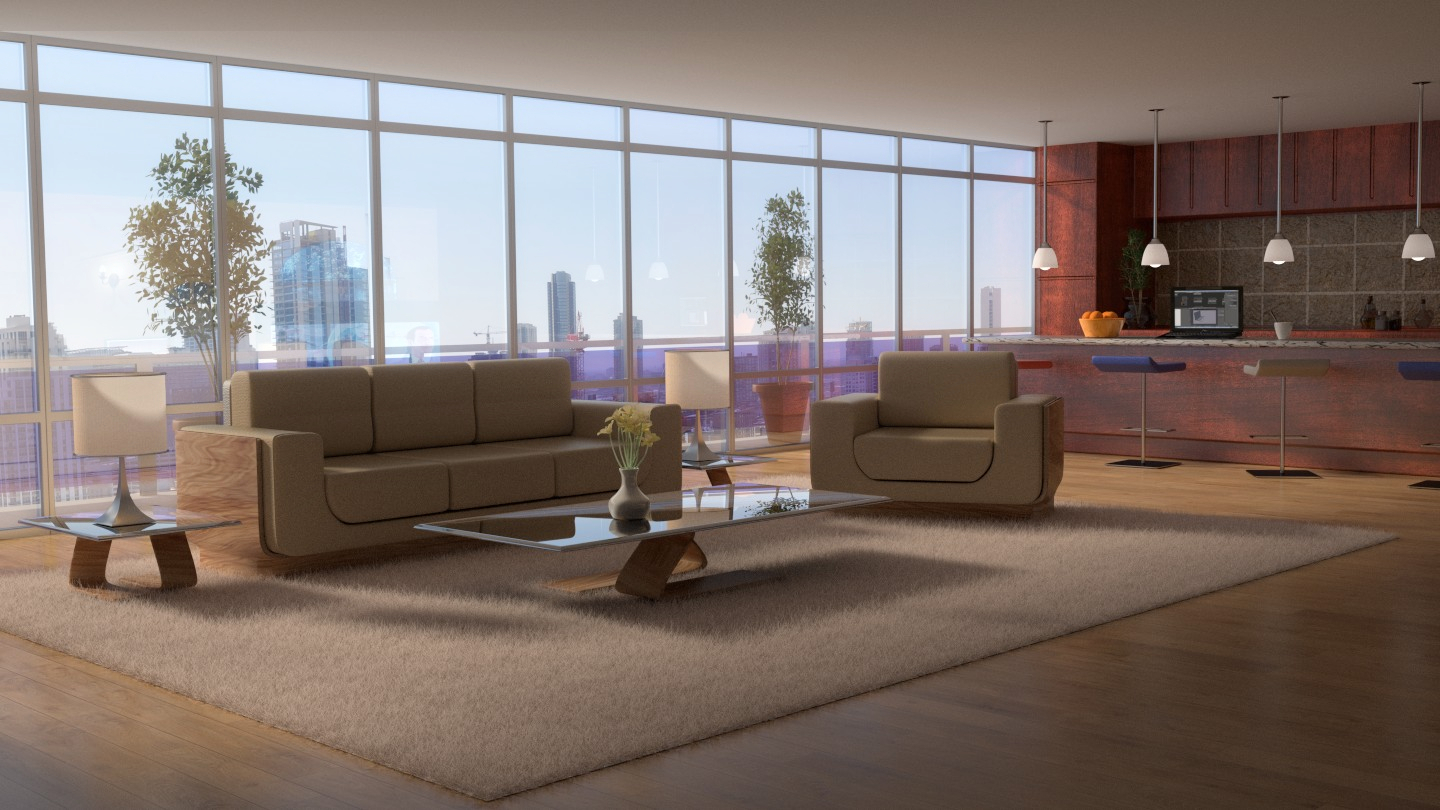 High Rise Apartment by Richard Hoatland, rendered on RenderStreet